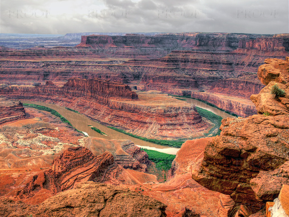 Ox Bow of the Colorado, Dead Horse Point, Utah -- Color