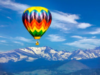 Balloon Over the Rockies