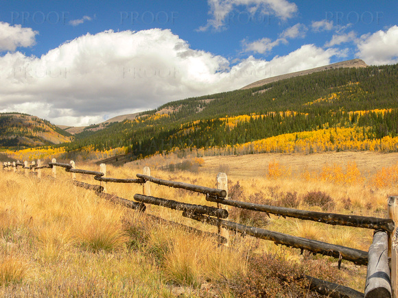 Mountain Meadow with Rail Fence #2