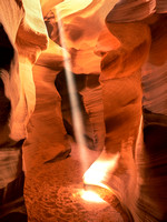Antelope Canyon Shafts of Light #1