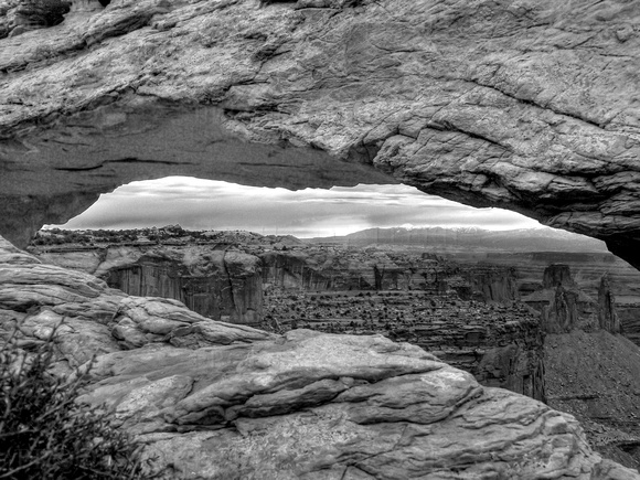 Mesa Arch, B&W