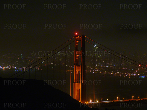 Golden Gate Bridge At Night #2