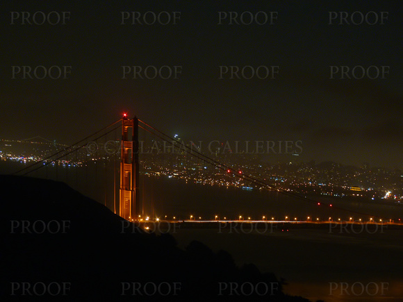 Golden Gate Bridge At Night #1